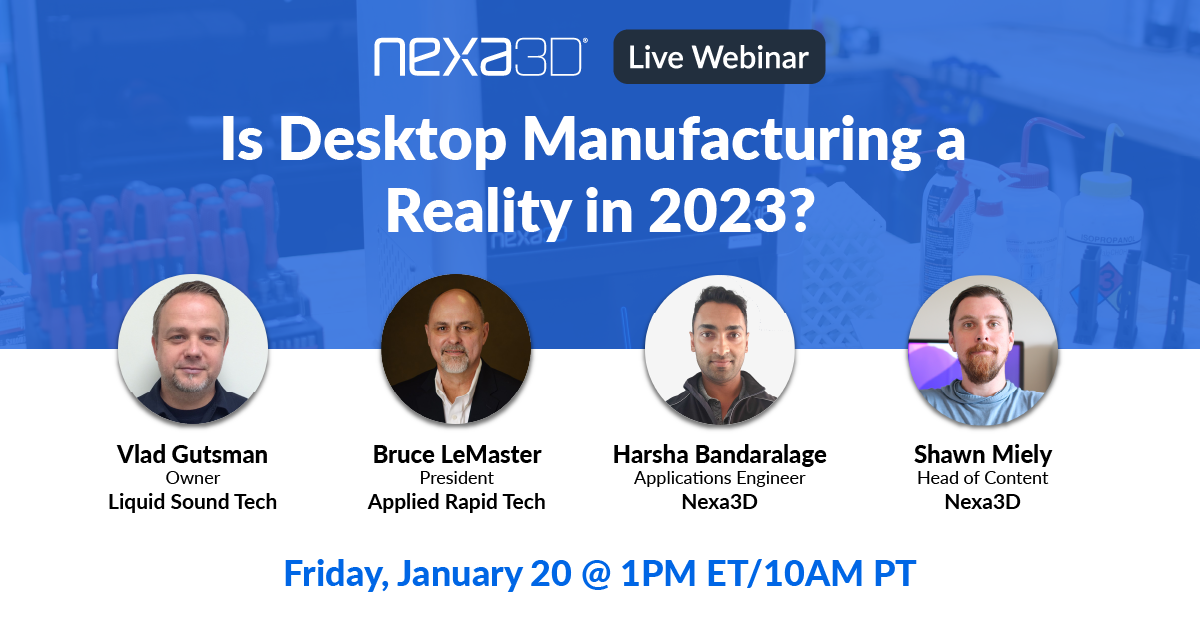 Is desktop manufacturing a reality in 2023?